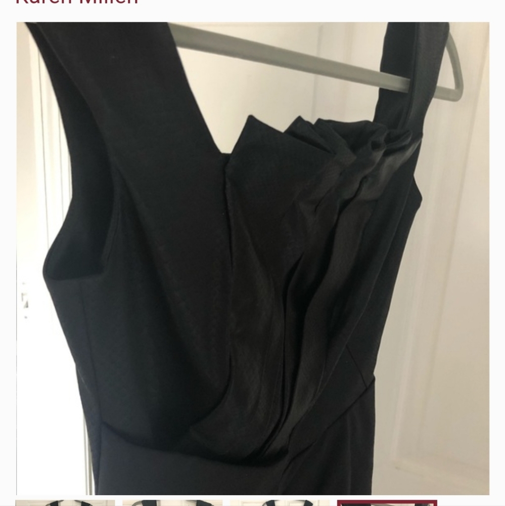 Karen Millen snakeskin pleated dressKaren Millen